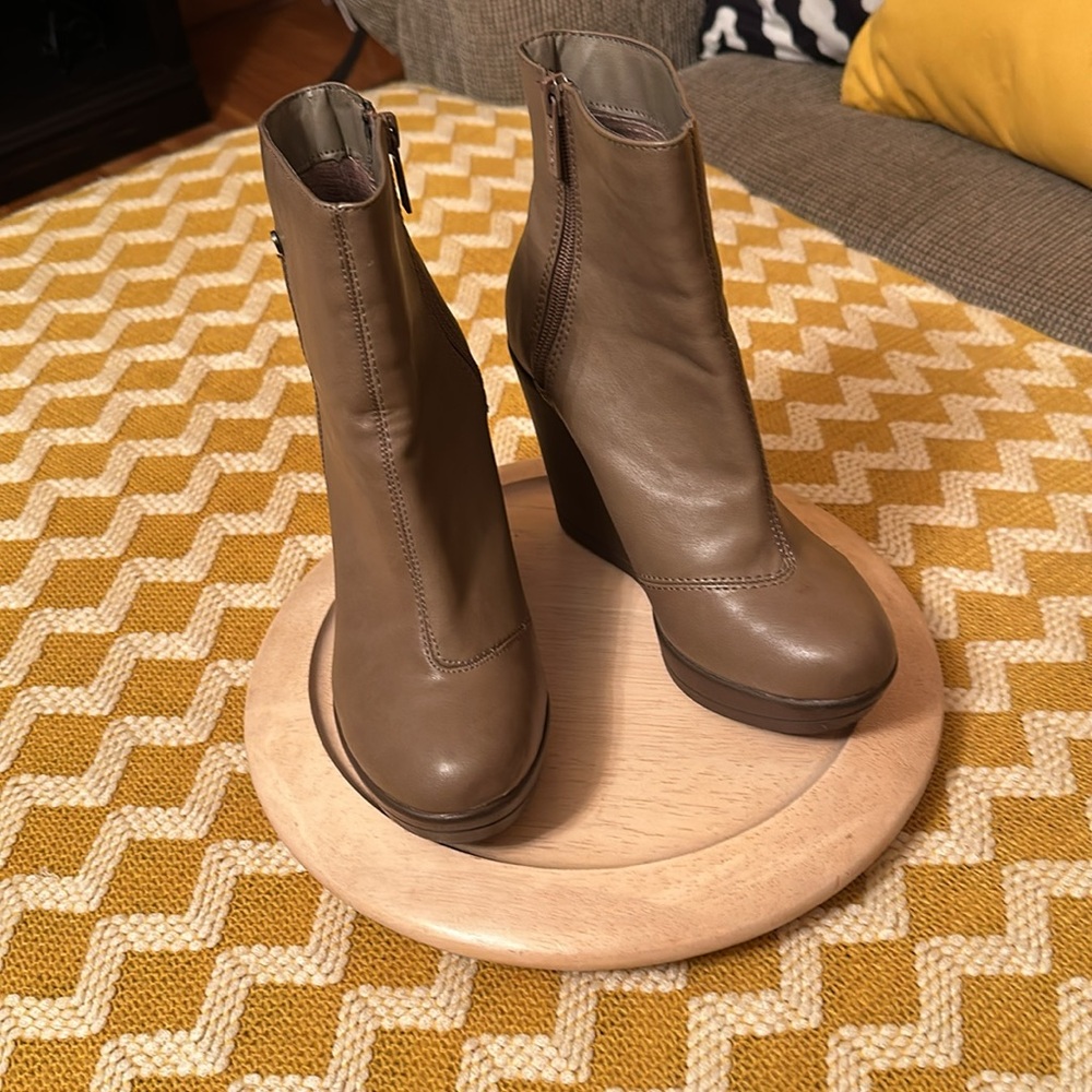 Women platform wedge boots